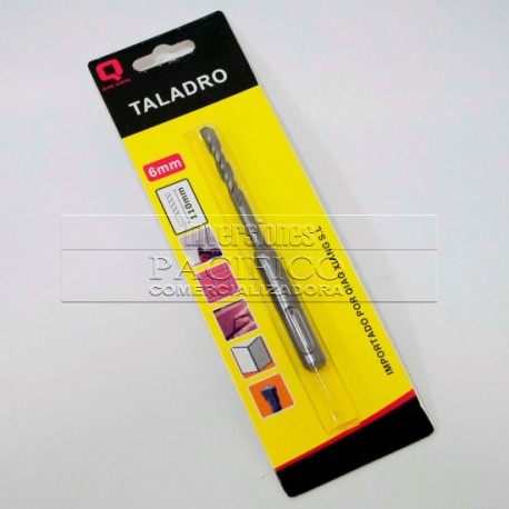 Broca de concreto QX 6 mm taladro SDS