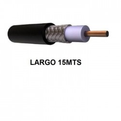 Cable coaxial RCA RG-6 15 m
