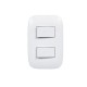 Interruptor Bticino modus embutido 2 botones plástico blanco