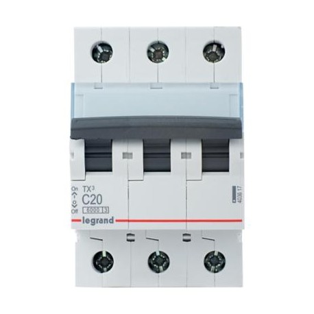 Interruptor automático Legrand trifásico 20A